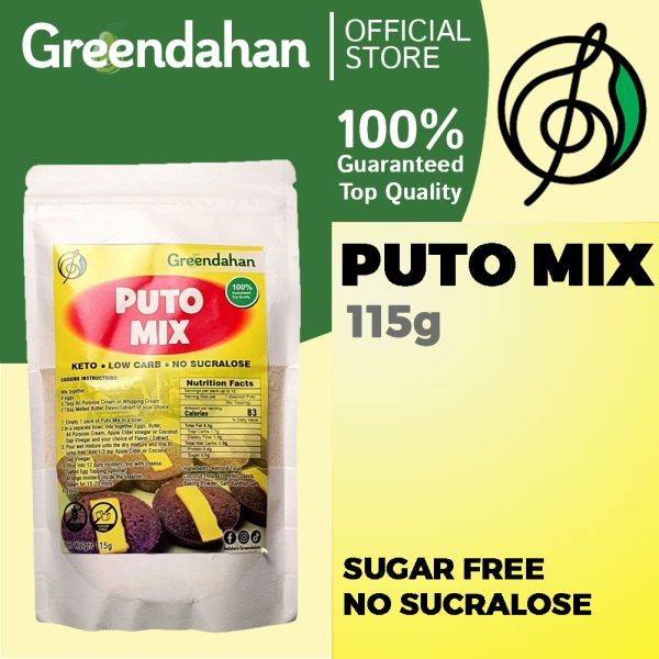 Puto Mix  125g - Keto / Low Carb Sugar-Free, No Sucralose