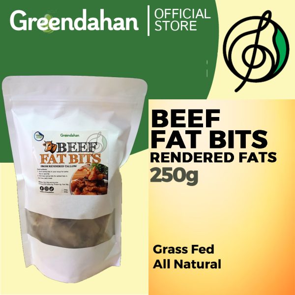Beef Fat Bits 250g - All Natural, Grass Fed