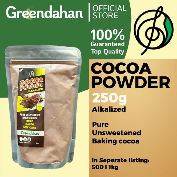 Cacao / Cocoa Powder (Unsweetened) -Alkalized, From Davao, Keto Friendly