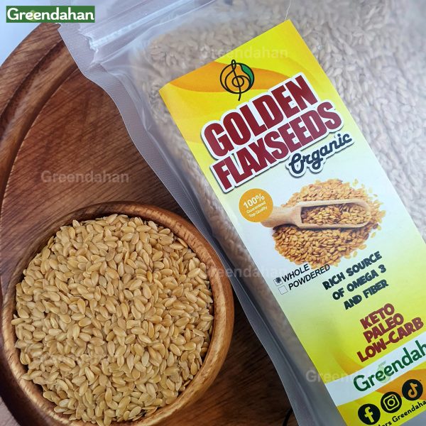Golden Flaxseeds Whole - Keto Friendly - Image 2