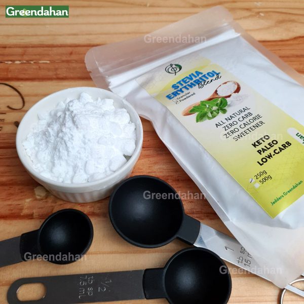 Stevia Blend (with Erythritol) Powdered 2x sugar Sweetness  - Keto Friendly Sweetener, NO MALTODEXTRIN - Image 2