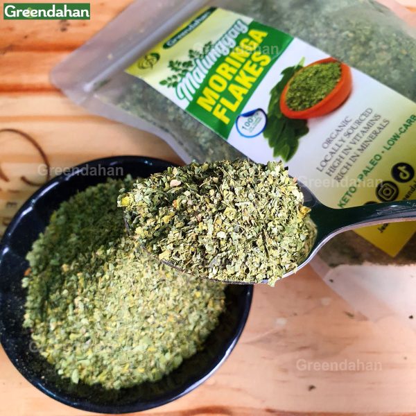 Organic Moringa Flakes (Malunggay) - Superfood / Immunity Booster - Image 2