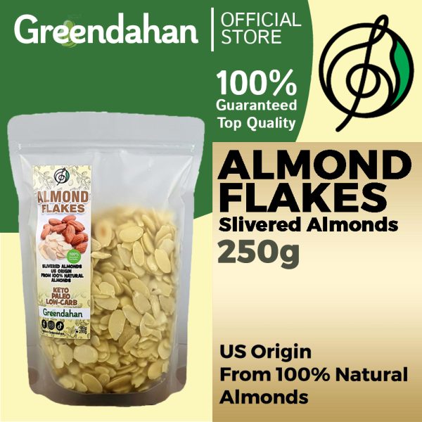 Greendahan Sliced Almonds (Flakes/Blanched) - USA Brand