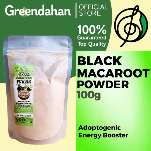 Pure Black Maca Root Powder - Organic, Non GMO