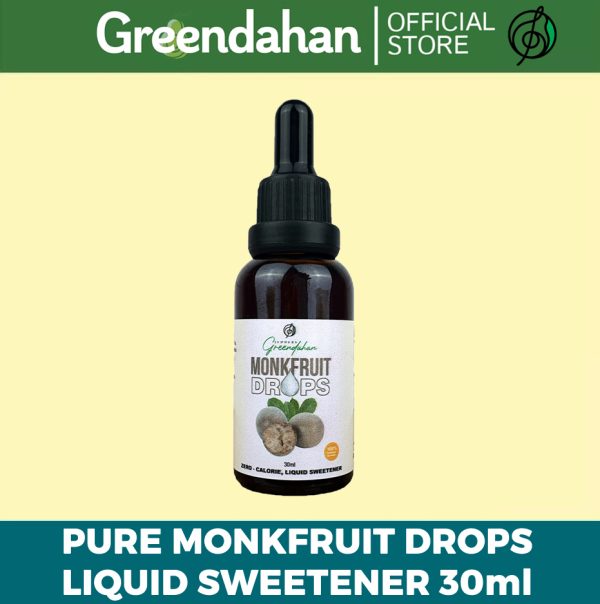 MonkFruit Water Drops 30 ml - Zero Calorie, Keto Friendly