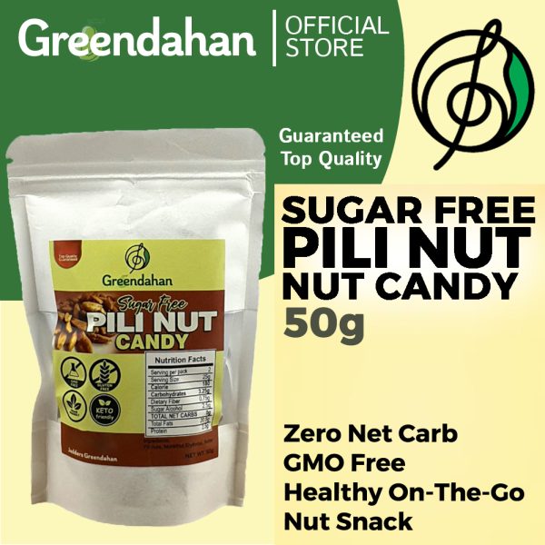 Sugar-Free Pili nut Candy 50g - Keto/Low carb Friendly, Gluten-Free