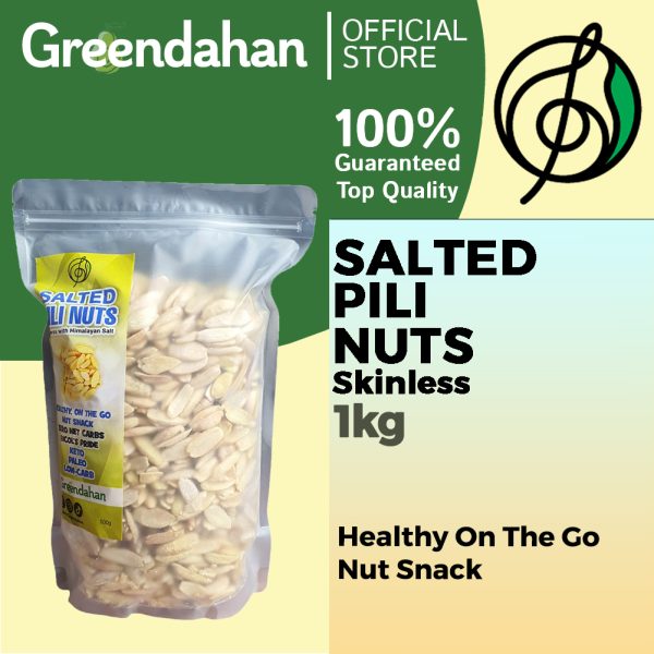 Pili nuts (SKINLESS , SALTED in HIMALAYAN SALT) - Keto Friendly/ Zero Net Carbs