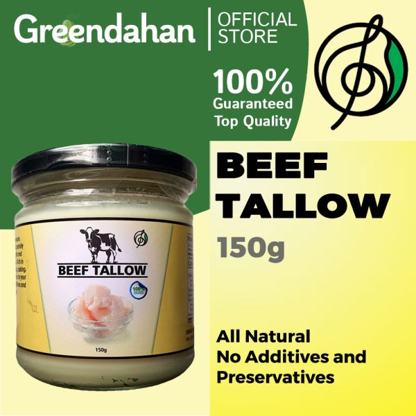 Pure Beef Tallow 150g - All Natural, Grass Fed