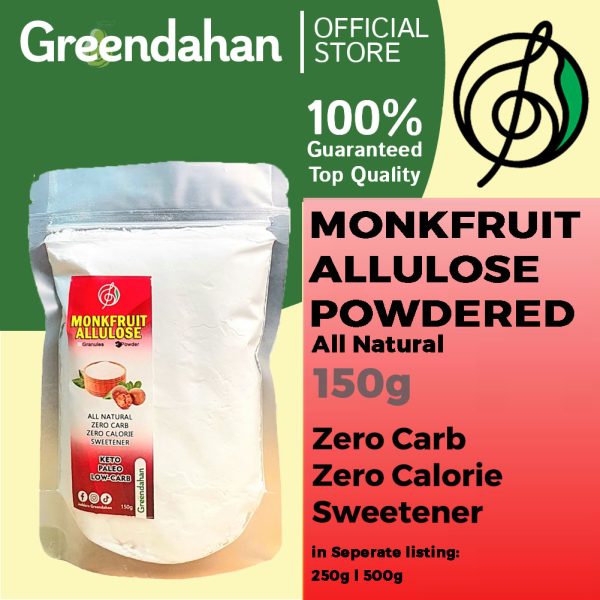 Greendahan Monkfruit Allulose Blend Powdered - No Maltodextrin
