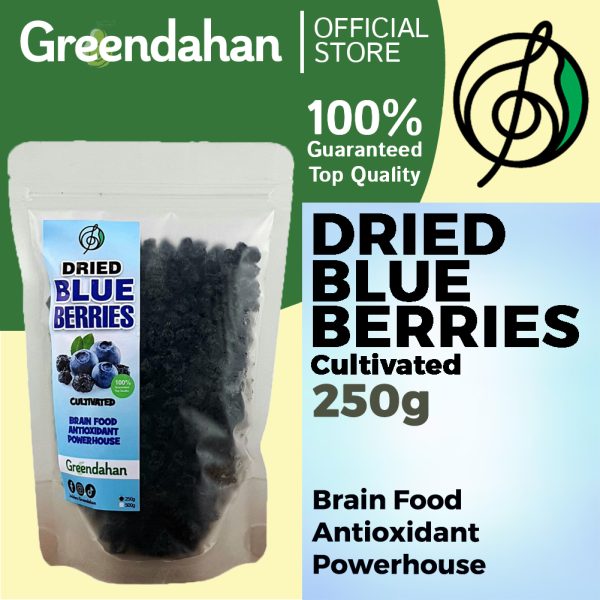 Dried Blueberries (Cultivated)  - WITH SUGAR, NOT KETO FRIENDLY