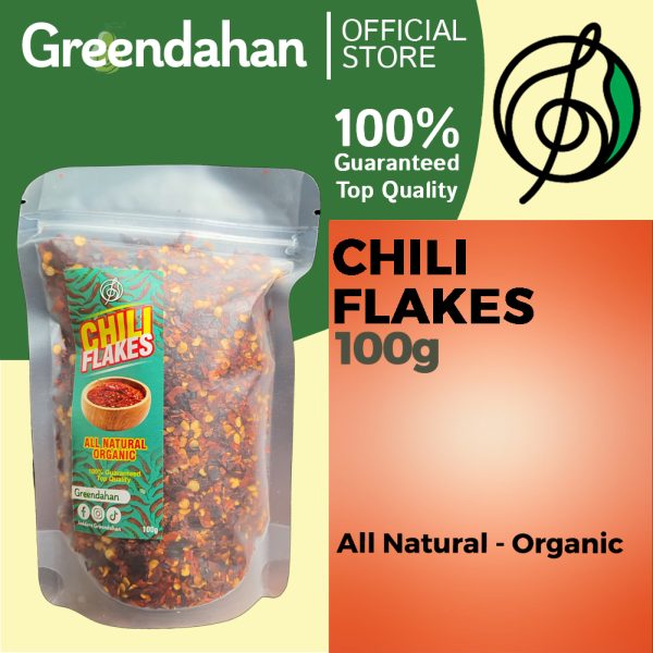 Chili Flakes 100g - Organic Spice Premium Quality